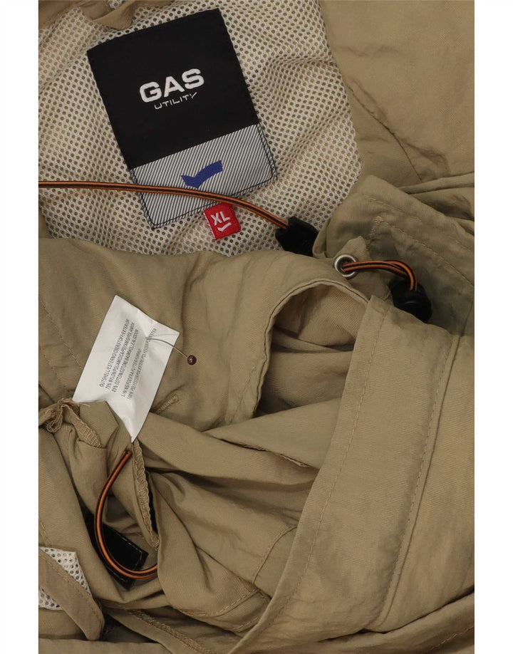 Chaqueta impermeable para hombre Gas UK 42 XL Poliéster caqui
