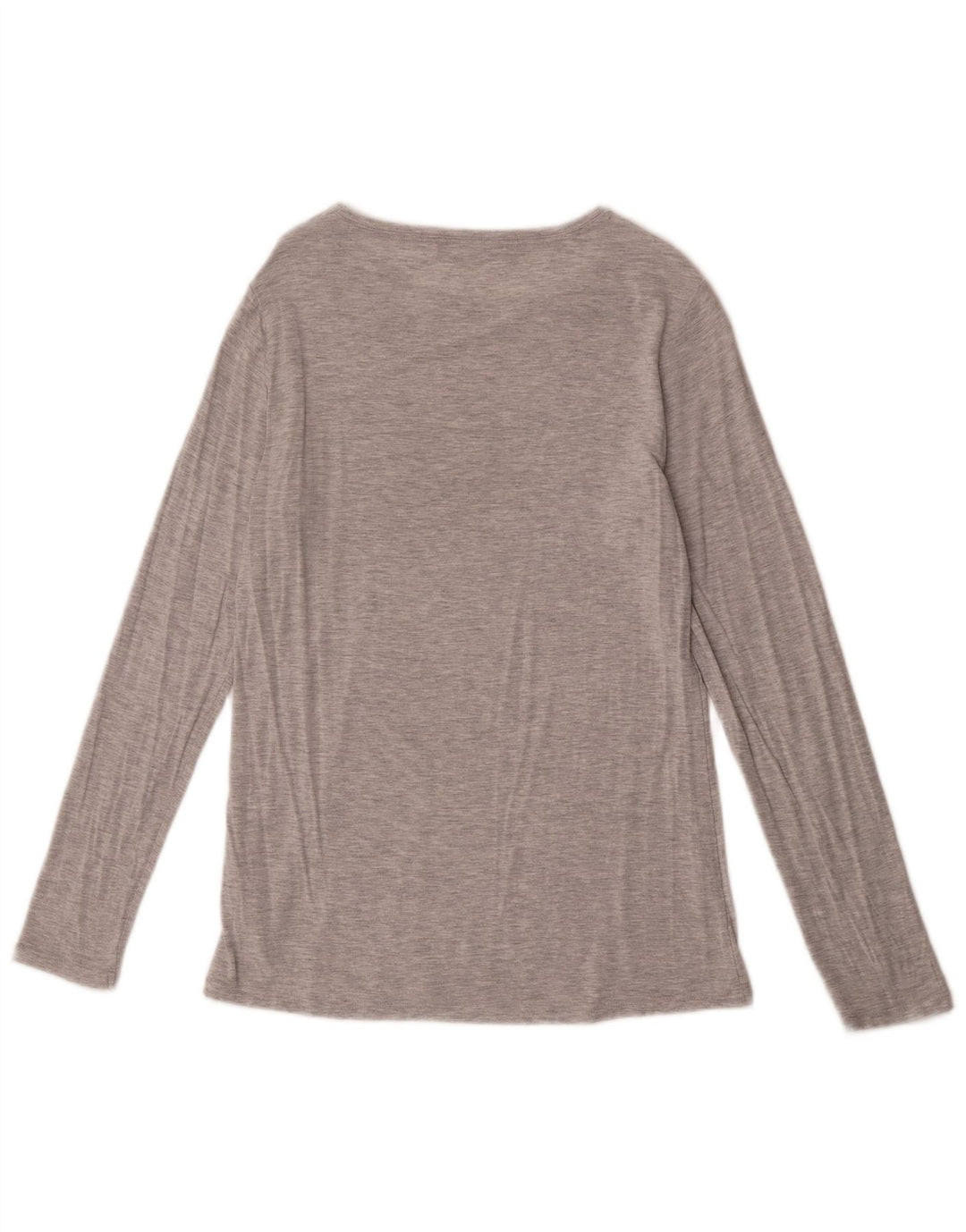 Marks & Spencer Top para mujer de manga larga UK 44 Modal gris medio
