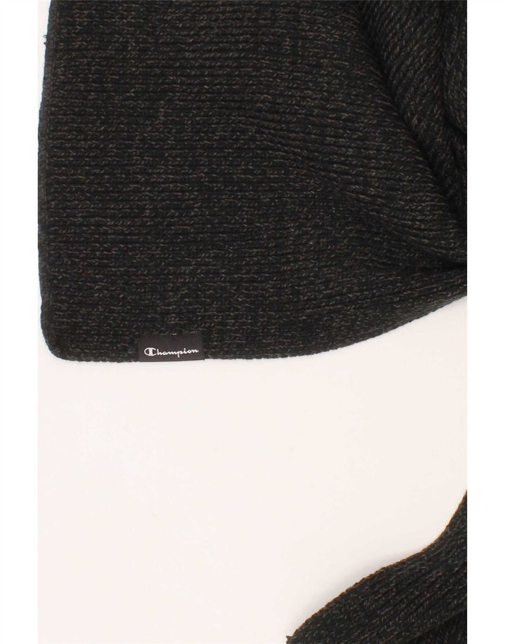 Champion Bufanda rectangular de punto para hombre, talla única, acrílico gris