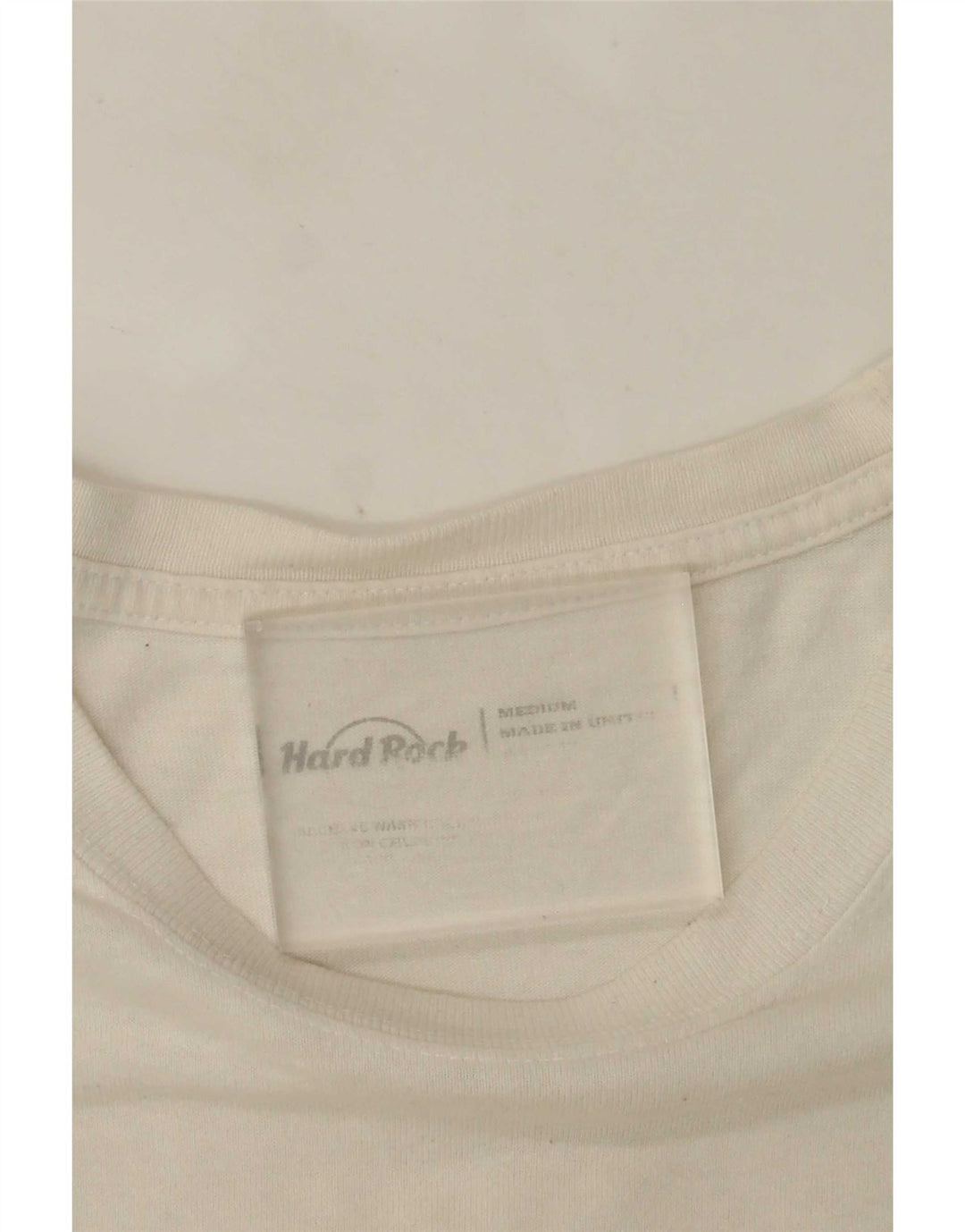 Camiseta Hard Rock Cafe Viena para hombre con gráfico, talla mediana, blanca