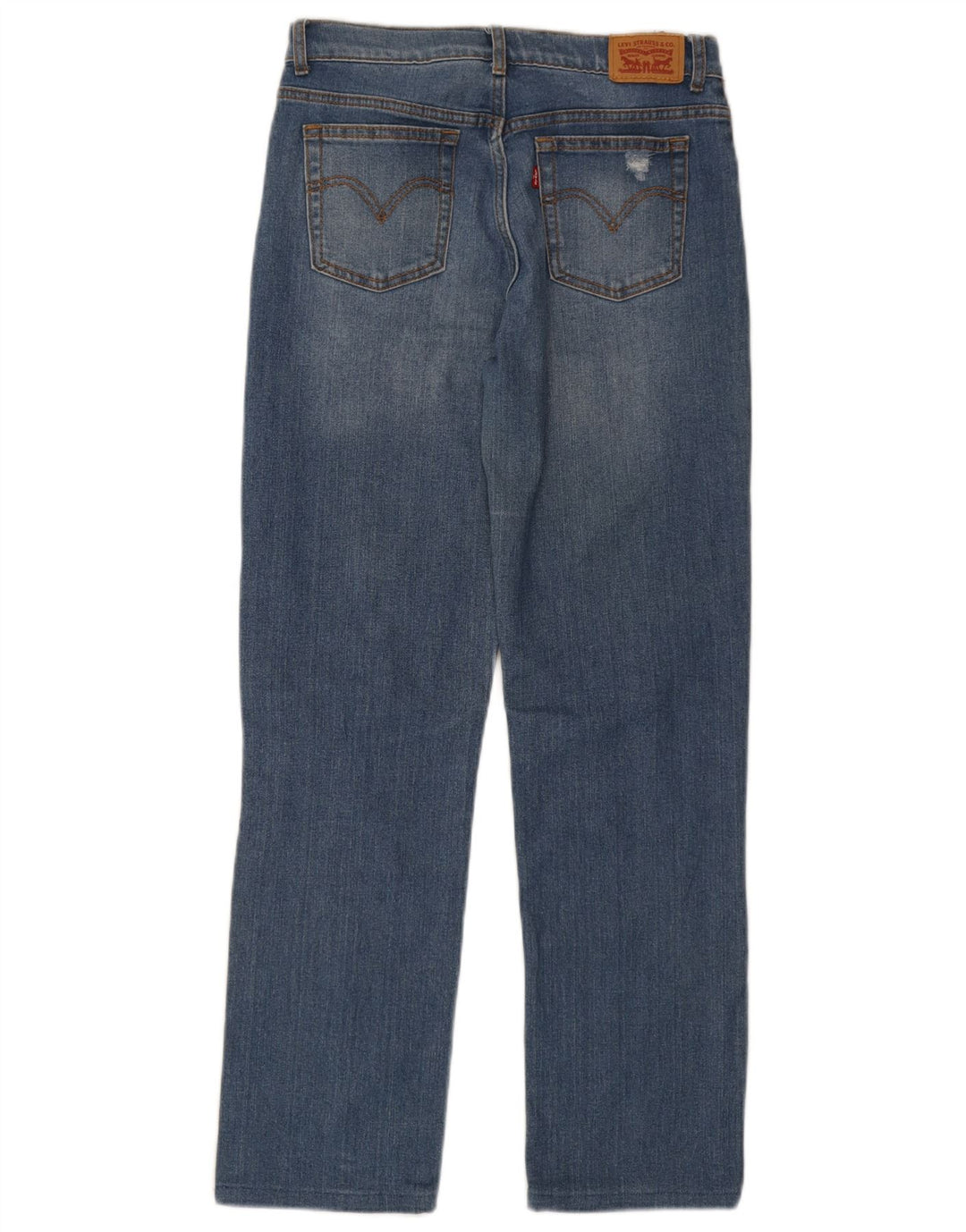 Levi's Mujer Low Pro Vaqueros Rectos Desgastados W28 L28 Azul