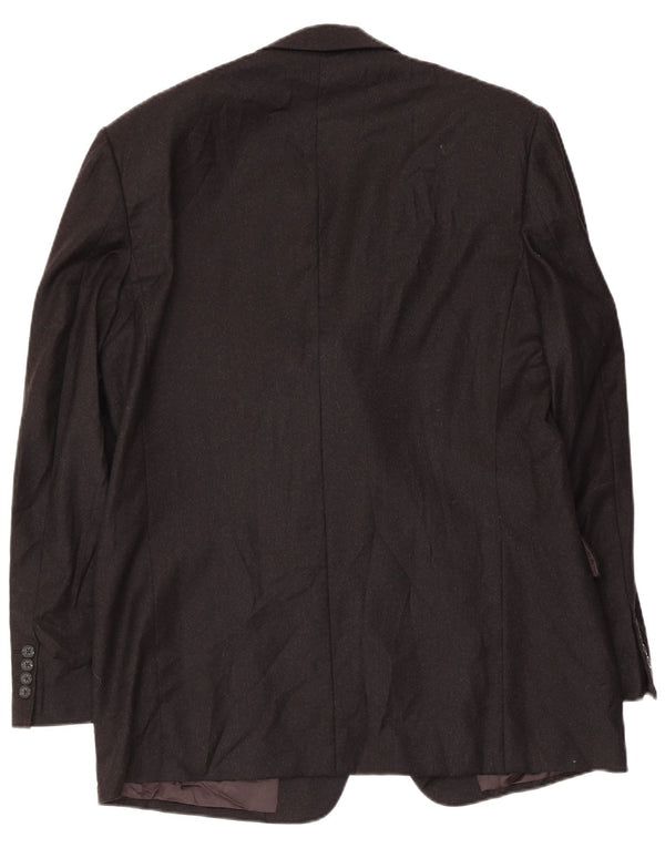 Burberrys Chaqueta tipo blazer de 3 botones para hombre IT 52 Large Lana negra