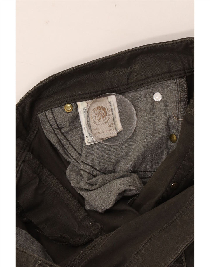 Vaqueros Bootcut Mujer Diesel W33 L30 Algodón Caqui