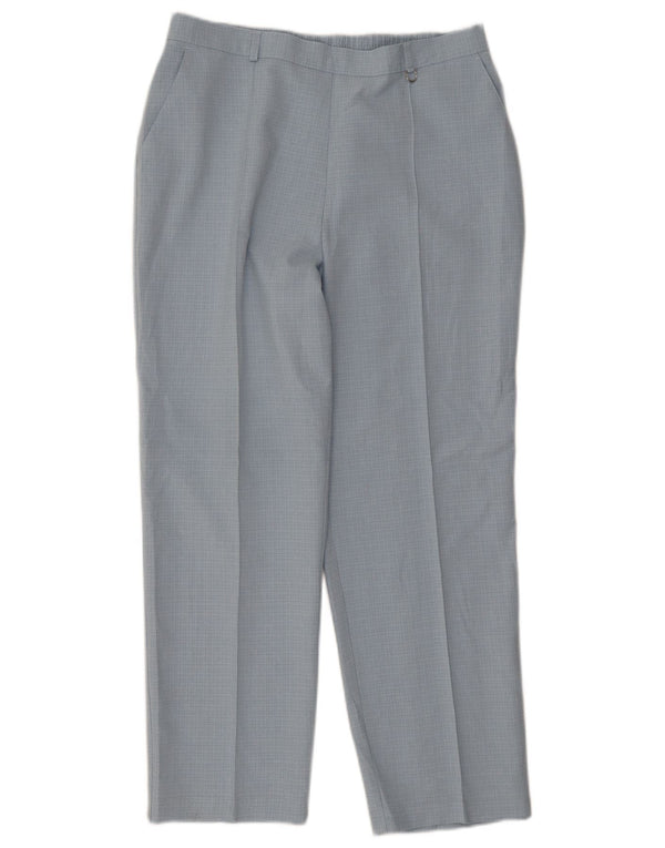 Marks & Spencer Pantalones chinos para mujer UK 40 Large W32 L26 Blue Check