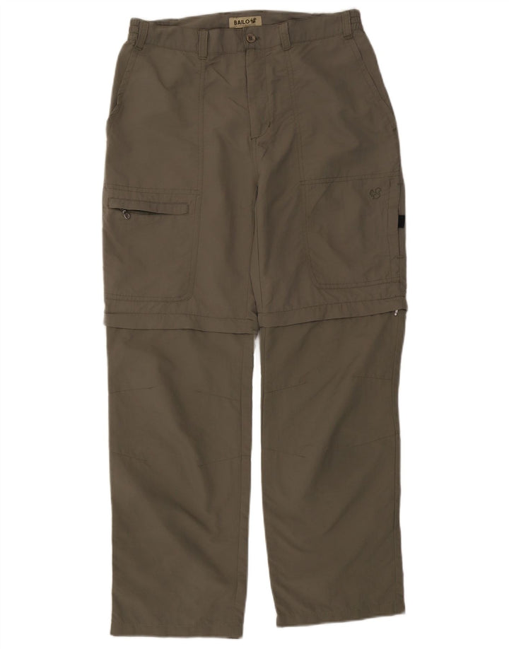 Bailo Pantalón Cargo Recto Mujer Medium W30 L28 Caqui Poliamida