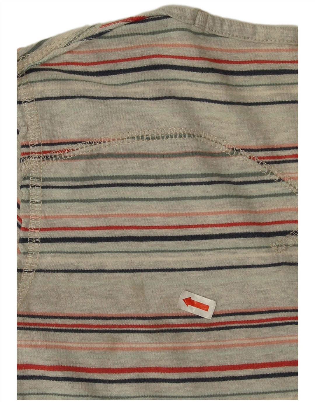 Levi's Top de manga larga para mujer UK 10 Small Multicolor Rayas