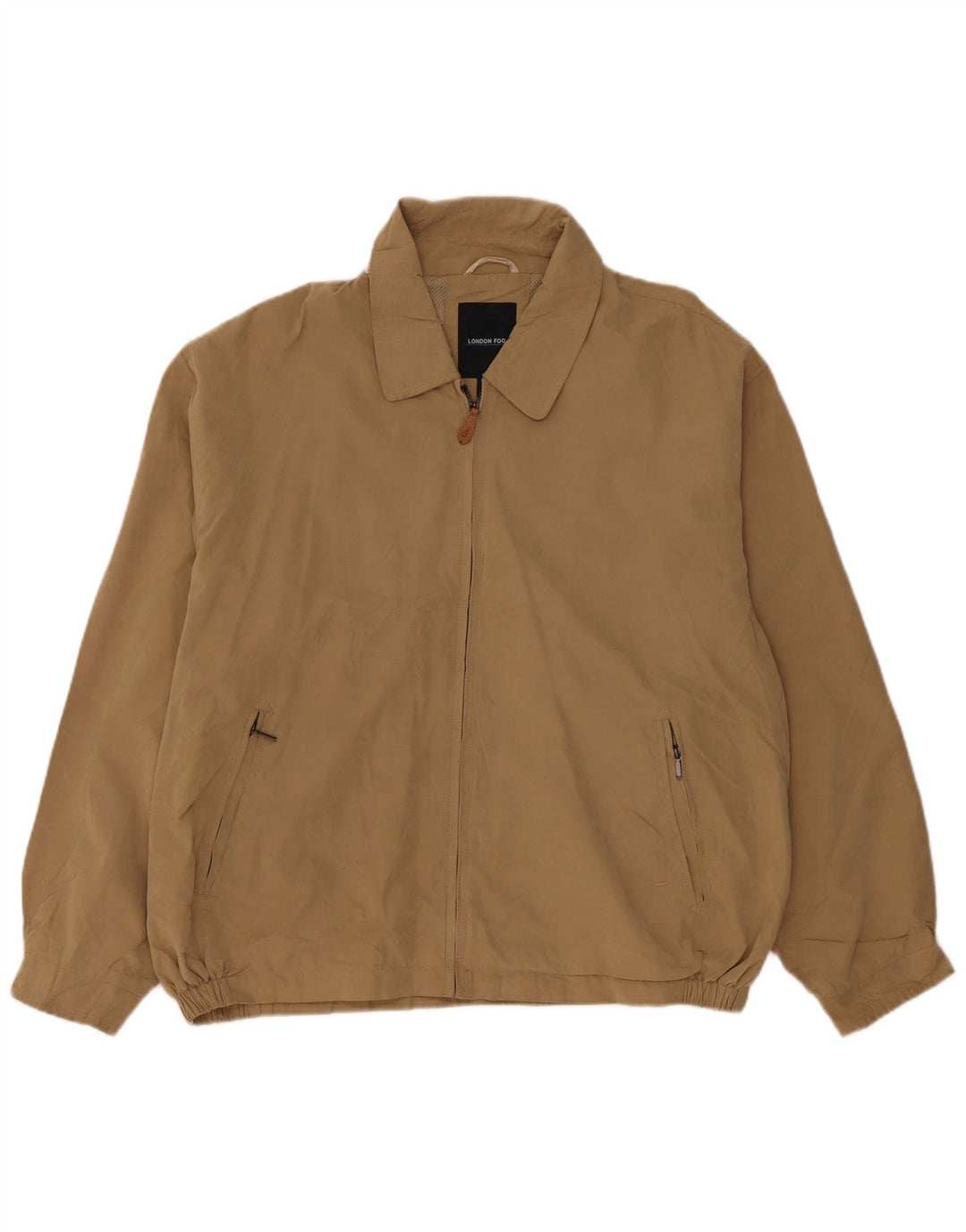 Chaqueta bomber para hombre London Fog UK 44 2XL Poliéster beige