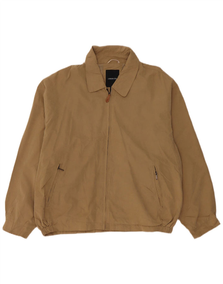 Chaqueta bomber para hombre London Fog UK 44 2XL Poliéster beige