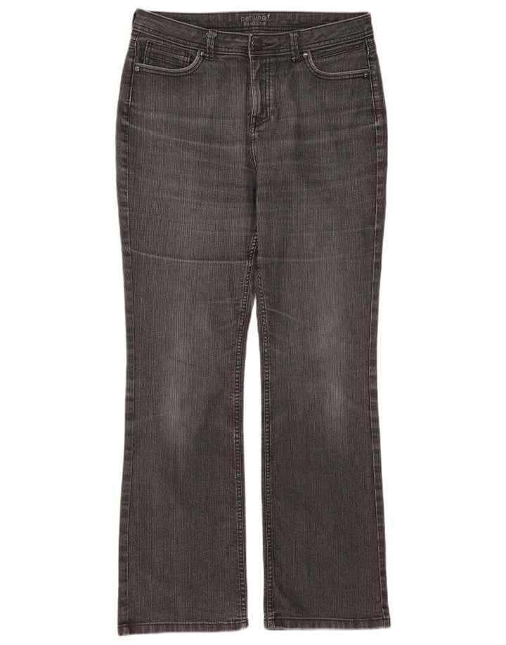 Marks & Spencer Vaqueros Bootcut para Mujer Reino Unido 14 Grande W32 L30 Algodón Gris