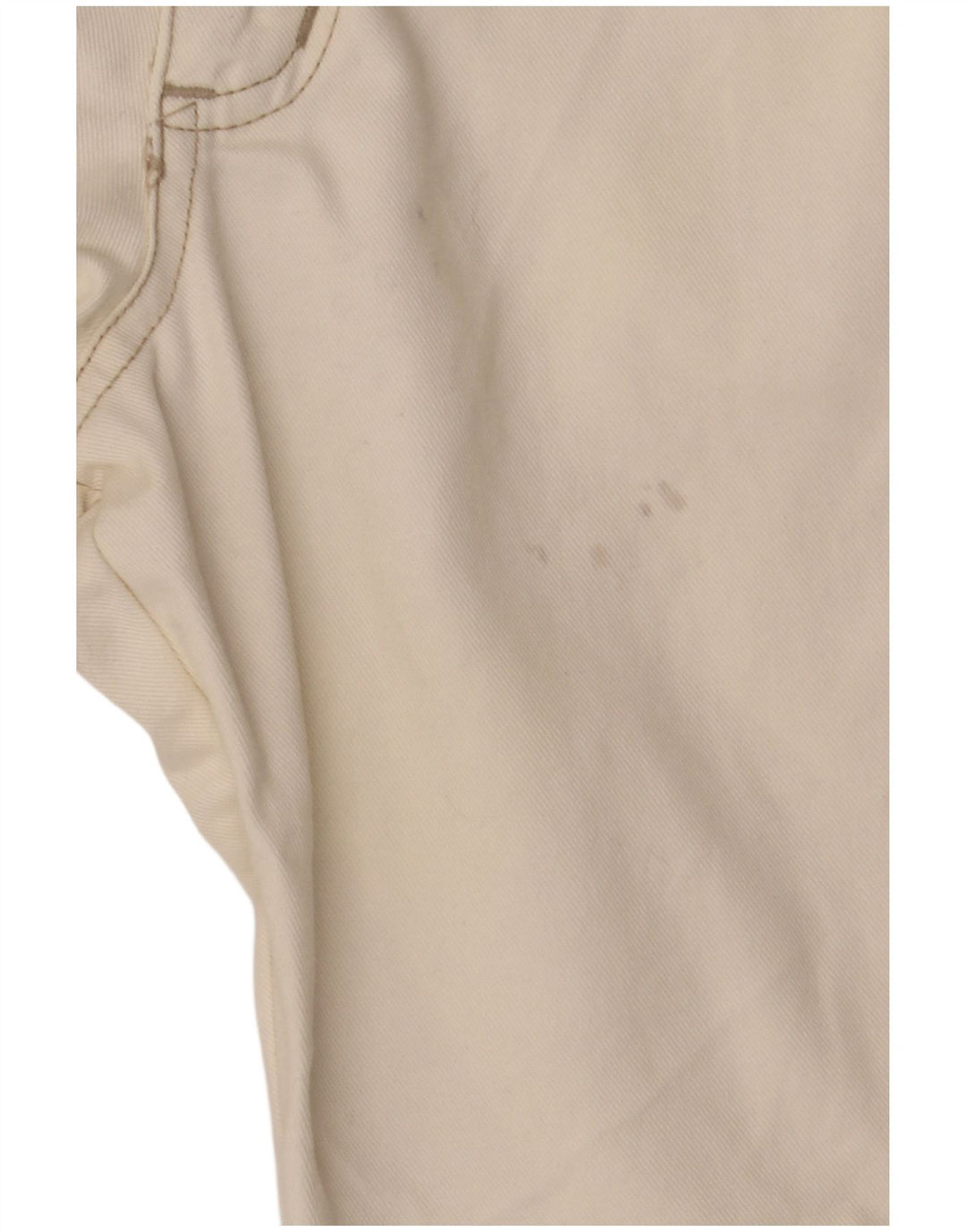Vintage hombres cargo pantalones cortos W38 XL algodón blanco