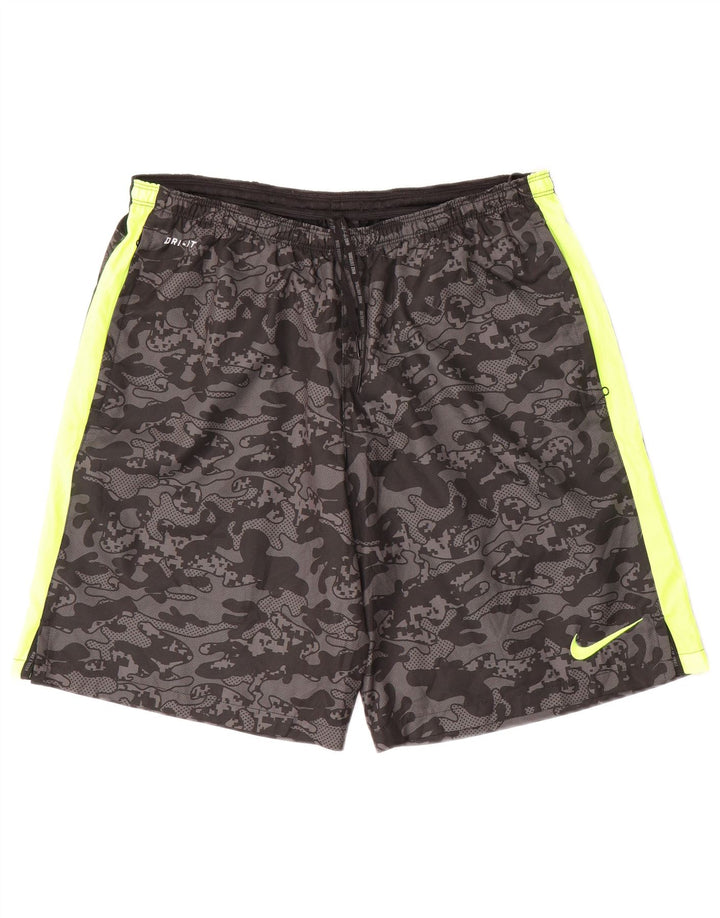 Nike Dri Fit - Pantalones cortos deportivos para hombre (poliéster), color negro