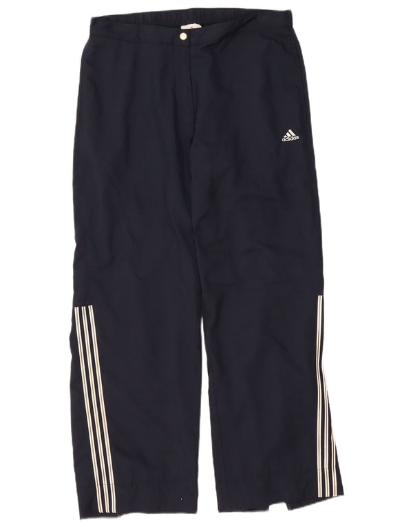 ADIDAS Pantalones de chándal para mujer UK 46 Grande Azul marino Poliéster