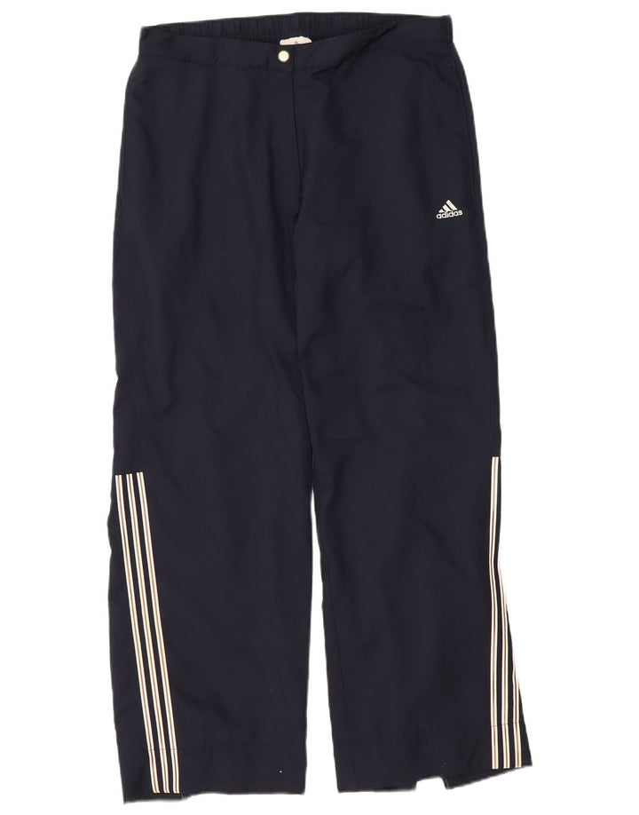 ADIDAS Pantalones de chándal para mujer UK 46 Grande Azul marino Poliéster