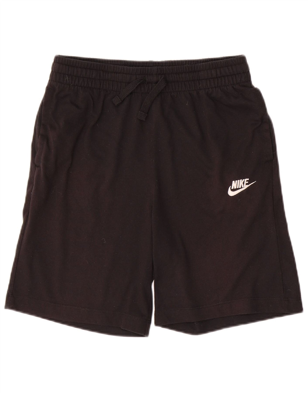 NIKE Pantalones cortos deportivos de ajuste estándar para niños 13-14 años XL Negro Poliéster