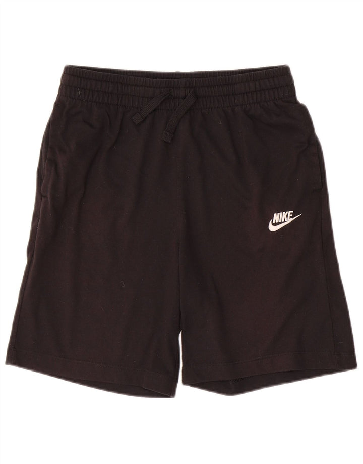 NIKE Pantalones cortos deportivos de ajuste estándar para niños 13-14 años XL Negro Poliéster