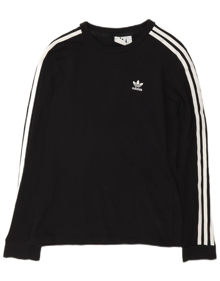 Adidas Mujer Top Manga Larga UK 8 Small Negro