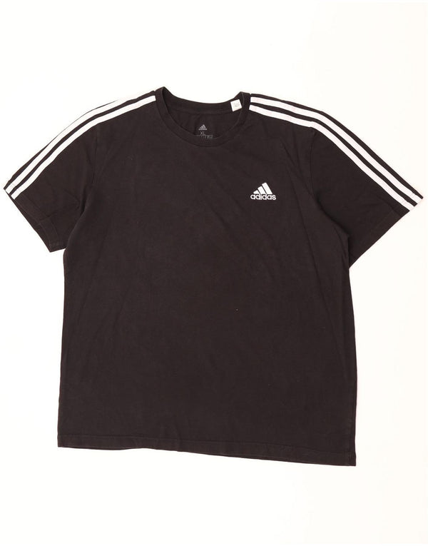 ADIDAS Camiseta Hombre Top XL Algodón Negro