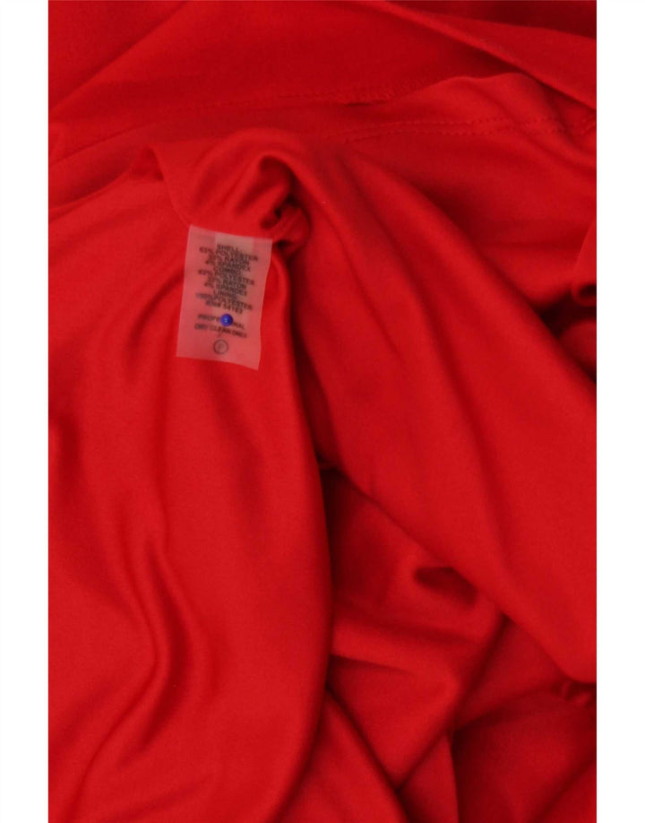 Calvin Klein Jeans Vestido tubo para mujer UK 8 Pequeño Poliéster rojo