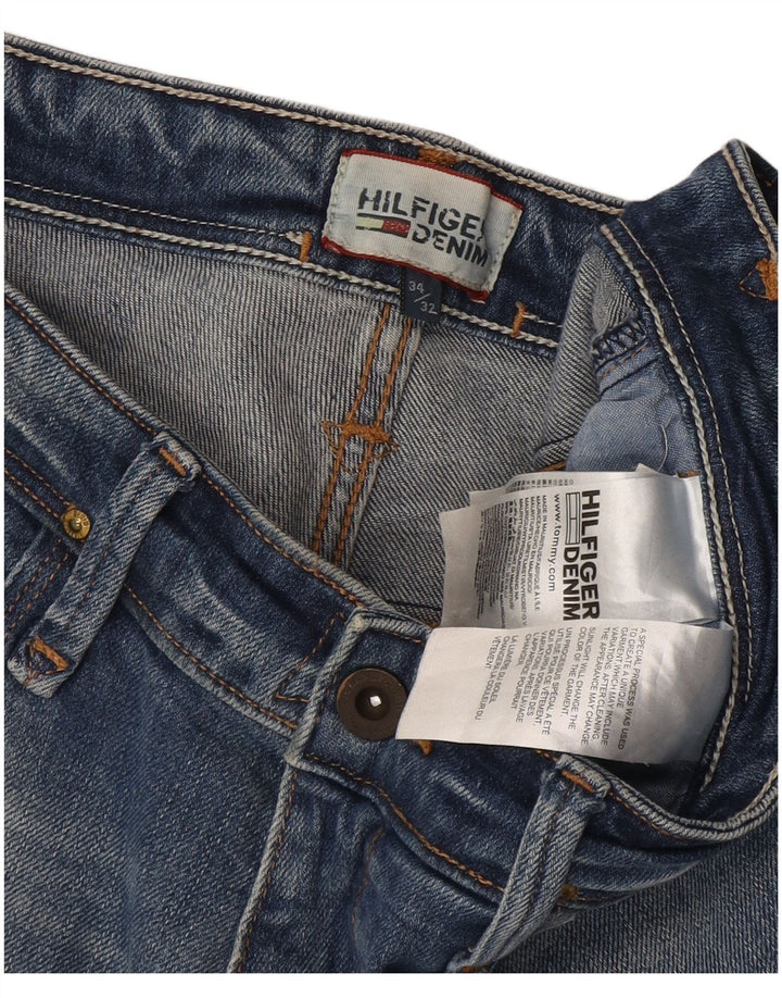 Tommy Hilfiger Vaqueros ajustados para hombre W34 L32 Algodón azul