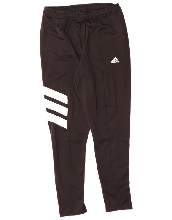 ADIDAS Pantalón de chándal para hombre Grande Negro Colorblock Poliéster