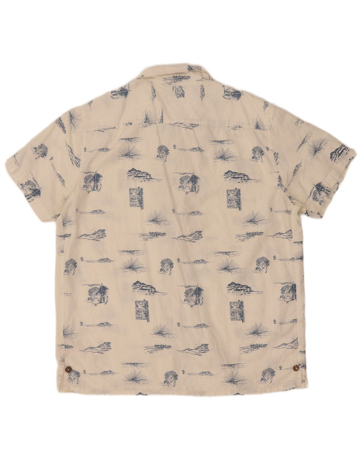 Camisa Lee De Corte Regular Con Estampado Abstracto Para Hombre Algodón Blanco Grande