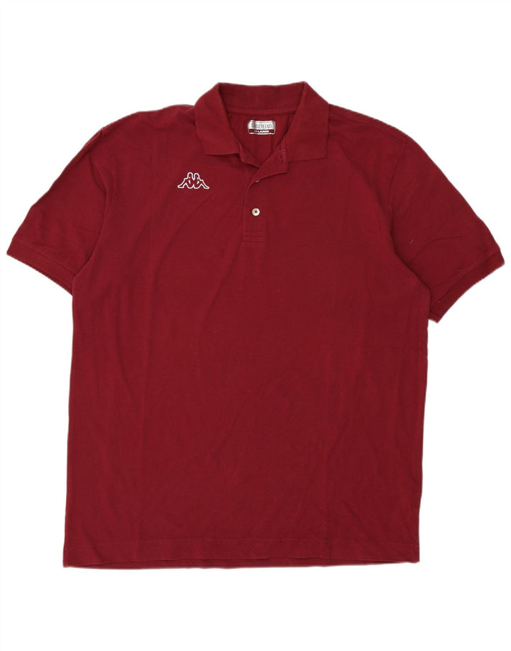 Kappa Polo Hombre 2XL Burdeos
