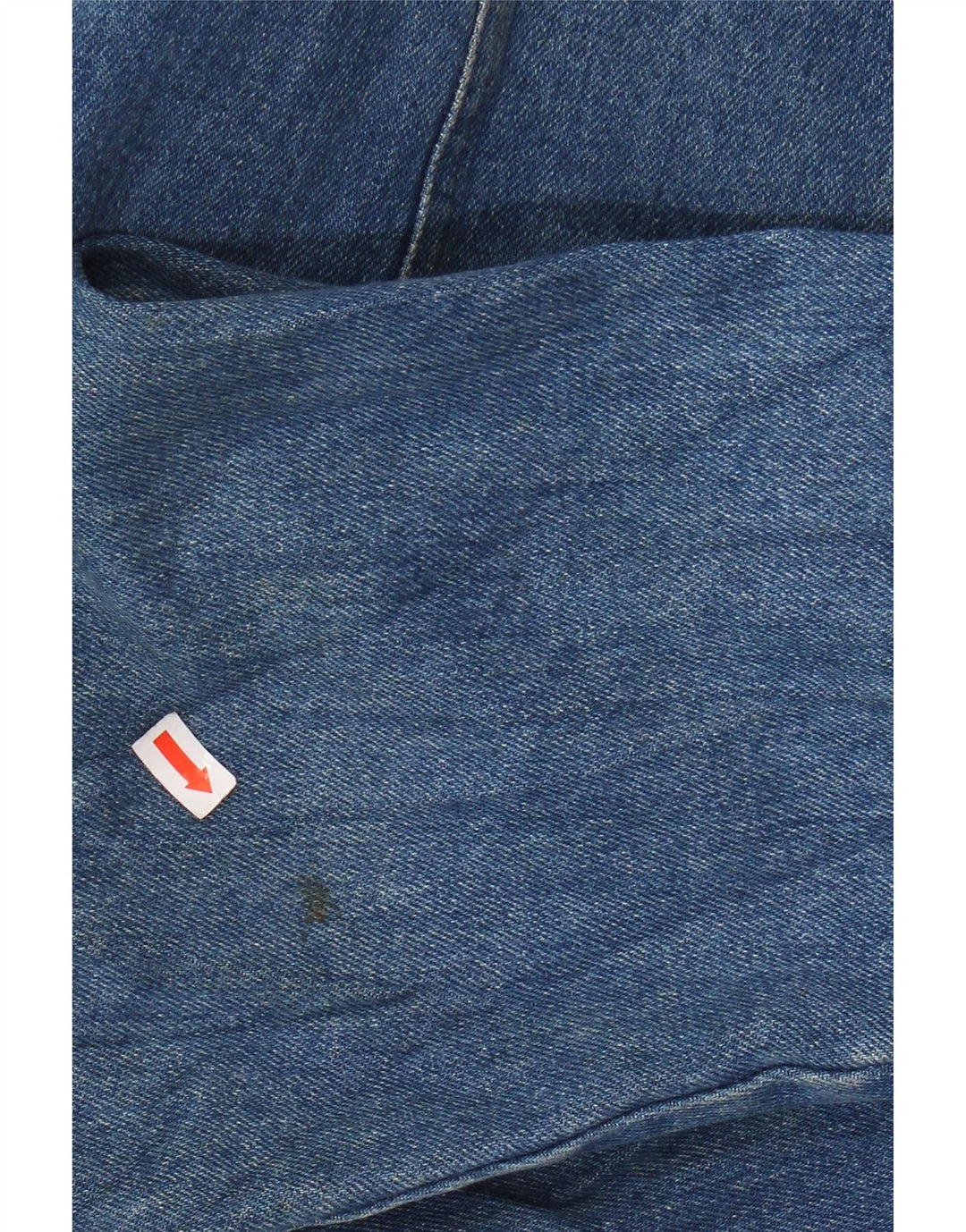 VINTAGE Mujer Denim 1 Botón Blazer Chaqueta Reino Unido 16 Azul Grande