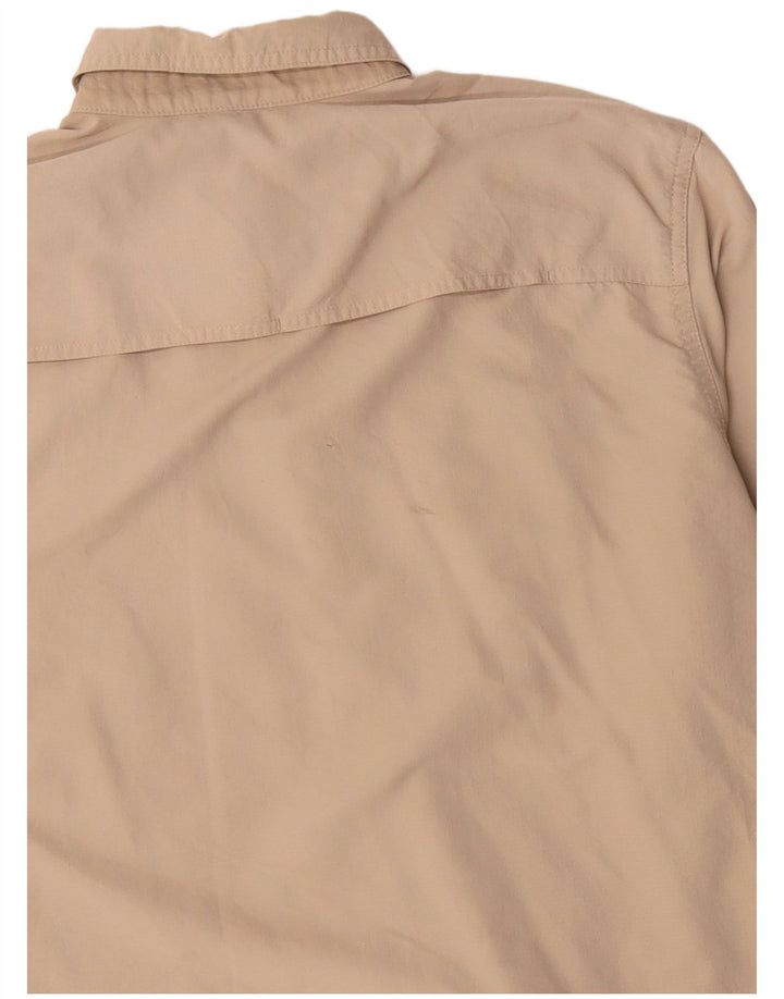 Eddie Bauer Camisa para hombre grande Poliéster beige
