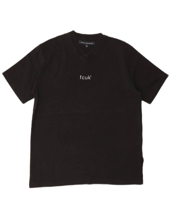 FRENCH CONNECTION Camiseta Hombre XL Negro
