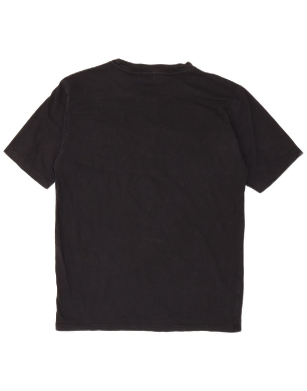 Diesel Mujer Camiseta Gráfica Top UK 40 XL Negro