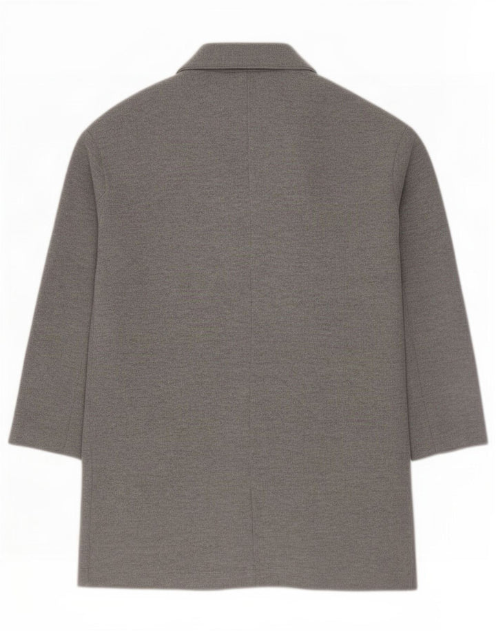 Zara Mujer Abrigo Abierto UK 10 Small Gris