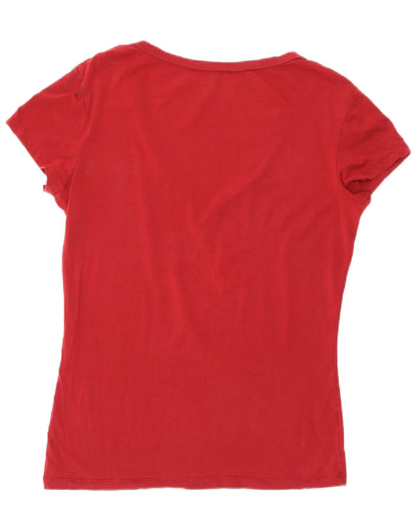 Stefanel Camiseta para mujer Top UK 40 XL Borgoña