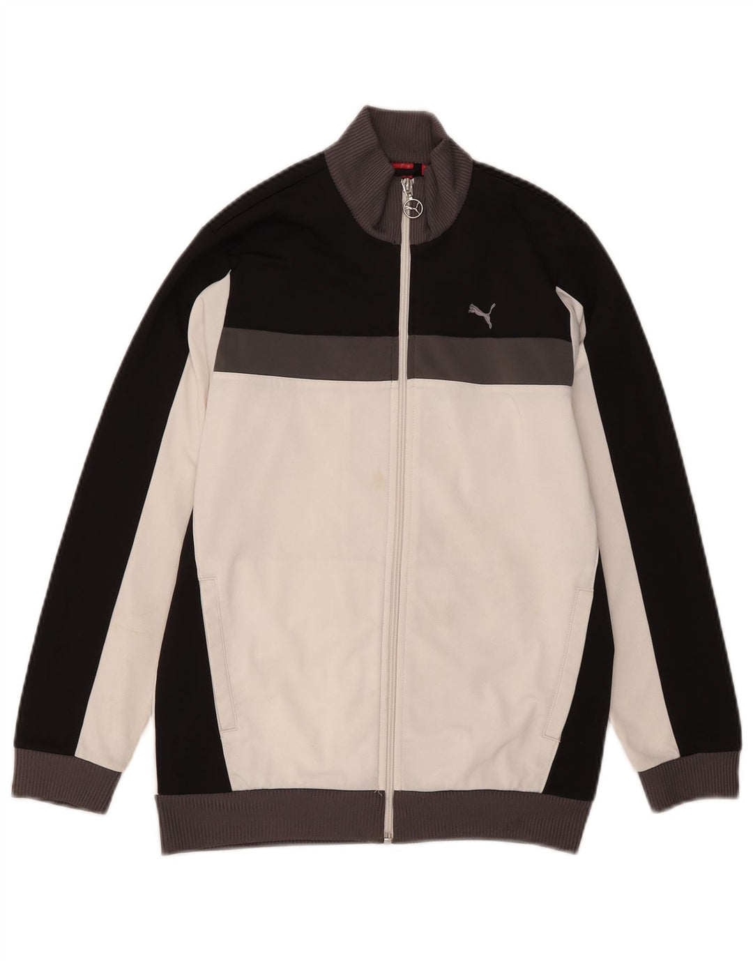 Puma Chaqueta de chándal para niños 11-12 años, Color Blanco
