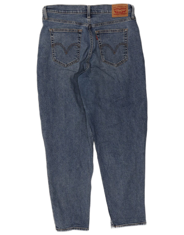 Levi's Mom Jean Vaqueros cónicos de cintura alta para mujer W31 L27 Algodón azul