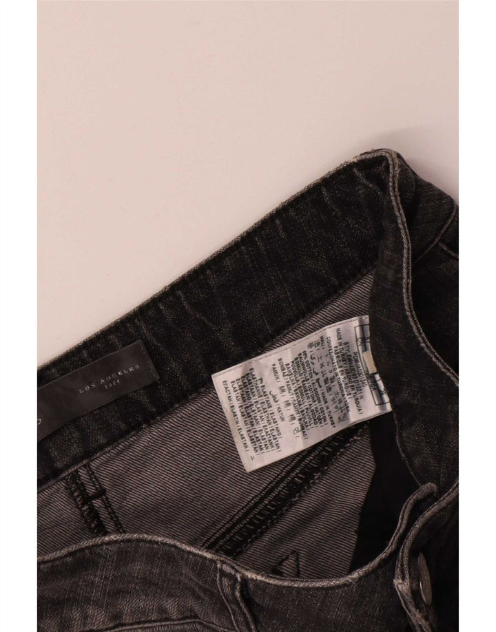 Guess Falda Vaquera Desgastada W27 Pequeña Algodón Gris Mujer