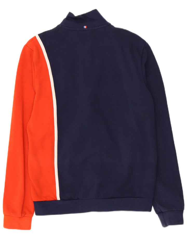 LE COQ SPORTIF Chaqueta de chándal para hombre, color azul marino medio, color block
