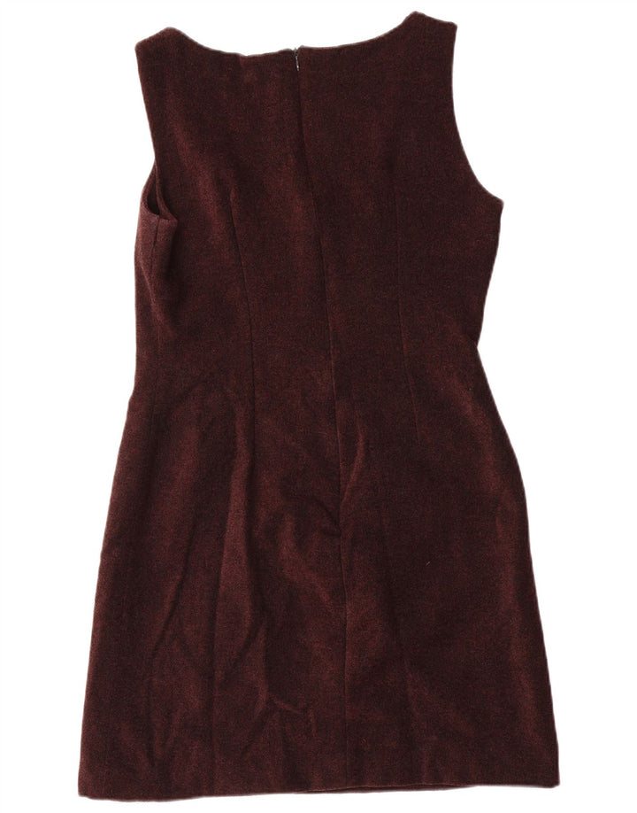 Max Dine Vestido tubo sin mangas para mujer IT 44 Acrílico marrón medio