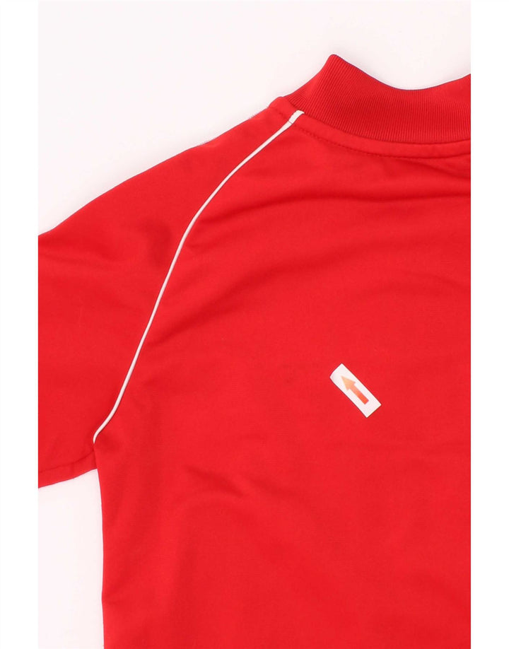 Adidas Chaqueta de chándal para niño 6-7 años Rojo Poliéster