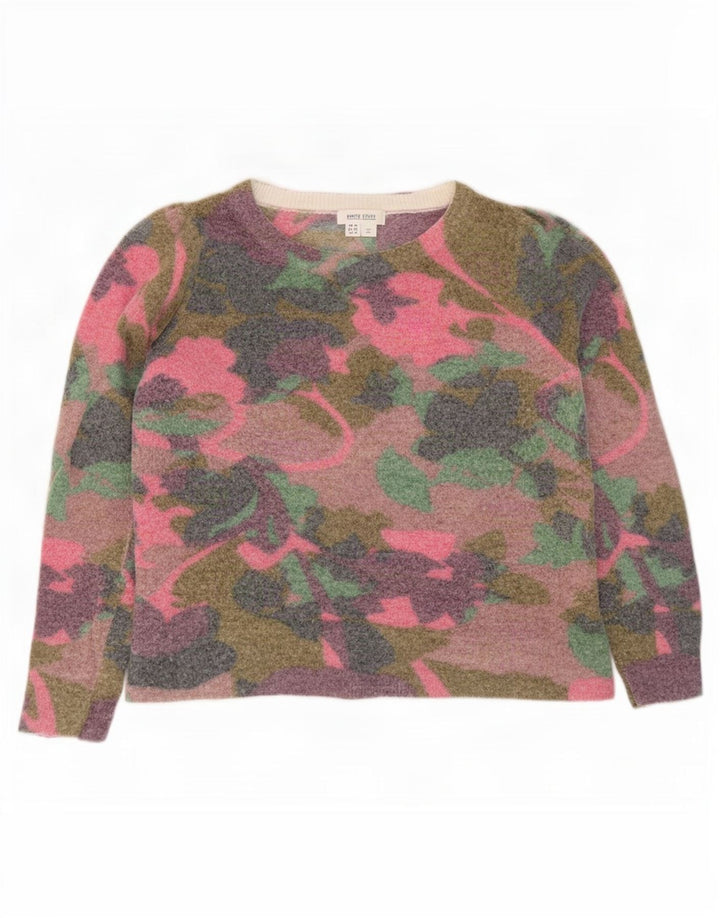White Stuff Suéter tipo jersey con cuello barco para mujer, talla 40, multicolor