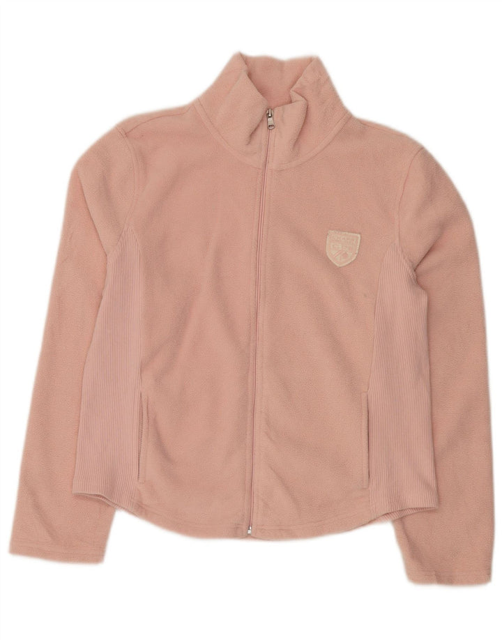 CHAPS Chaqueta polar para mujer UK 16 Grande Poliéster rosa