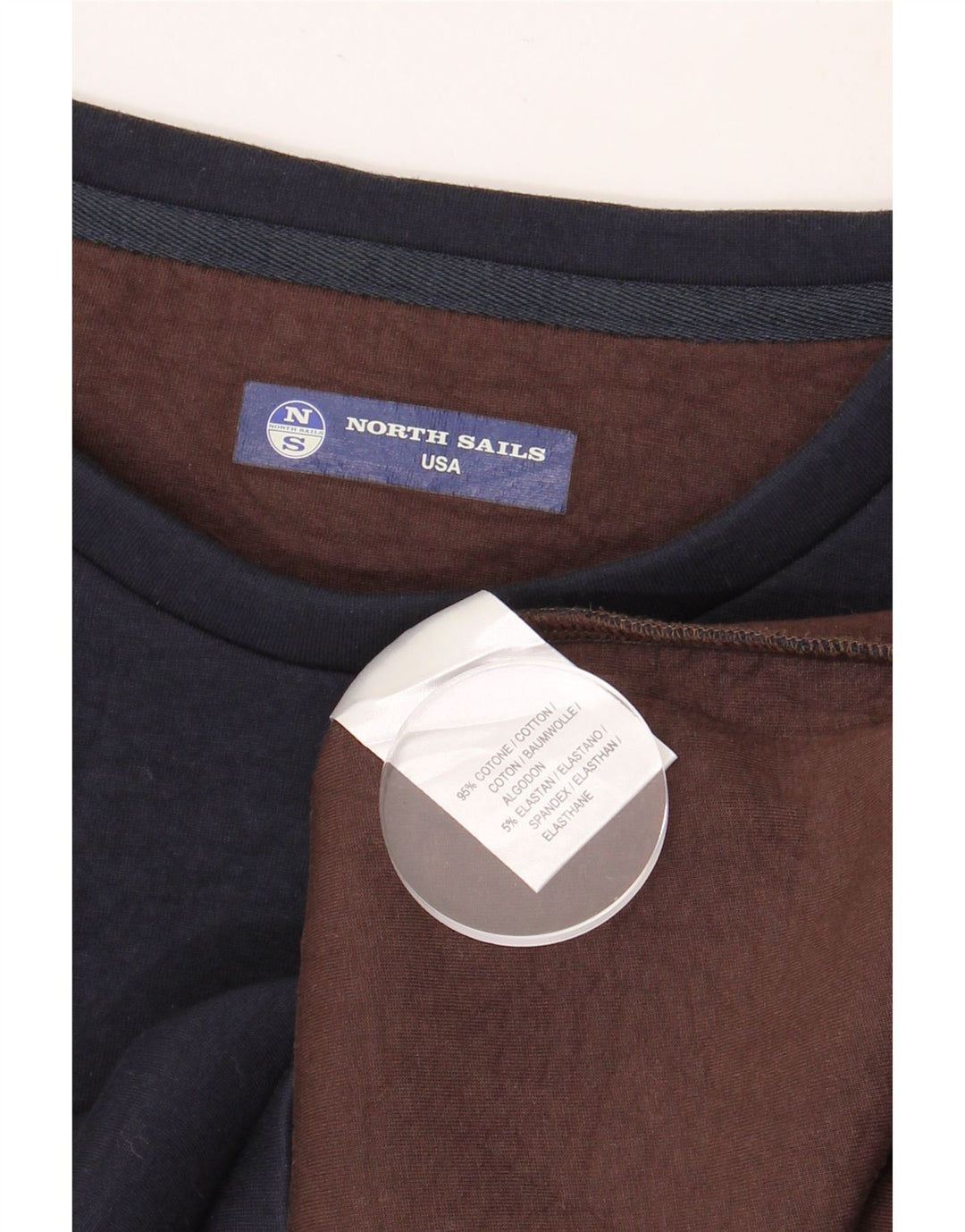 NORTH SAILS Sudadera para mujer Jumper UK 10 Small Azul marino Algodón