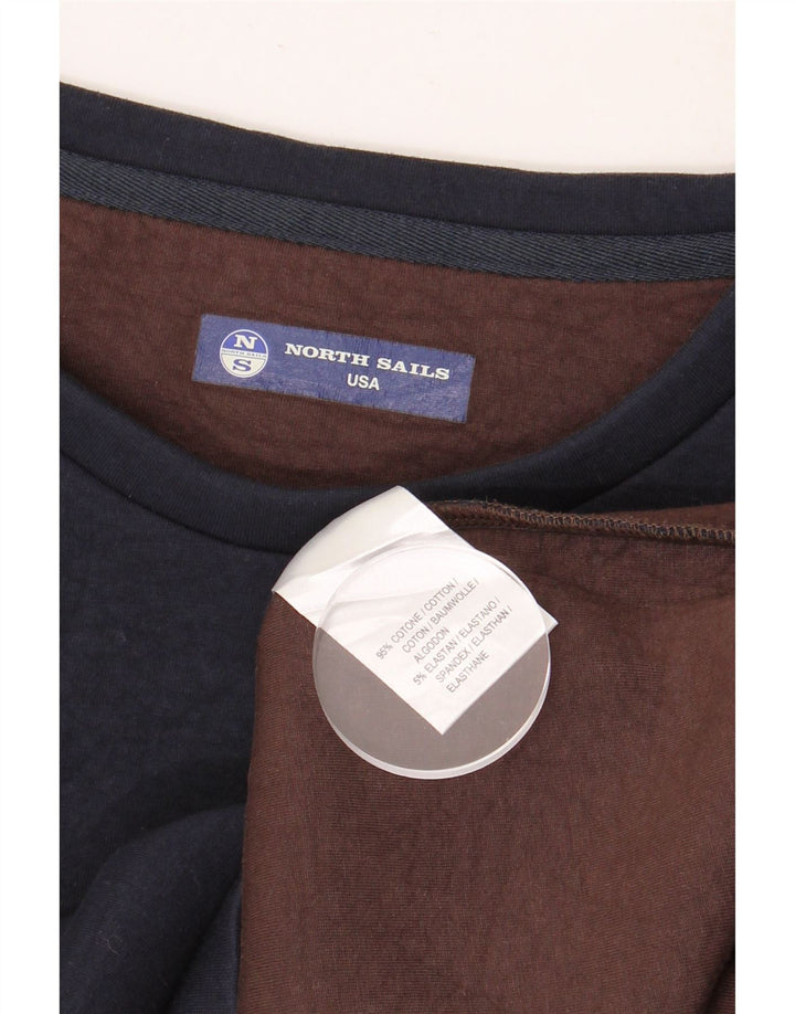 NORTH SAILS Sudadera para mujer Jumper UK 10 Small Azul marino Algodón