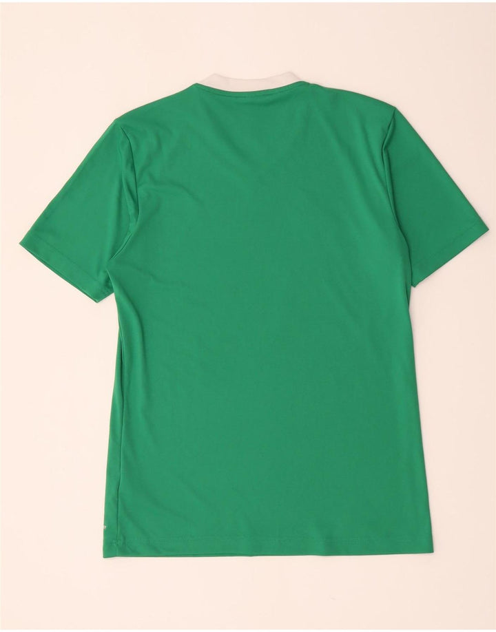 Adidas Hombre Aeroready Graphic Camiseta Top Poliéster Verde Medio