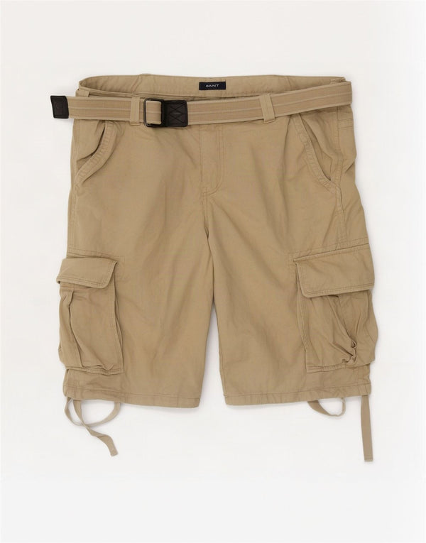 Pantalones cortos tipo cargo Gant para hombre W36 Large Beige Cotton
