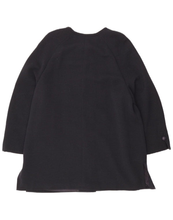 Carisma Chaqueta Blazer Larga De 5 Botones para Mujer IT 50 XL Lana Azul Marino