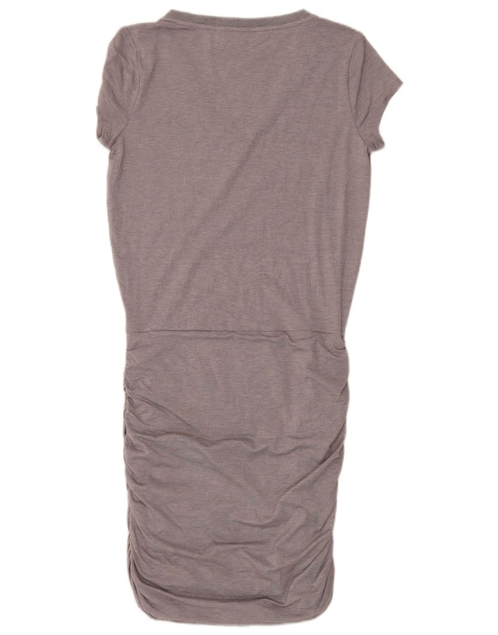 Athleta Vestido extragrande con cintura caída para mujer UK 6 XS Poliéster gris