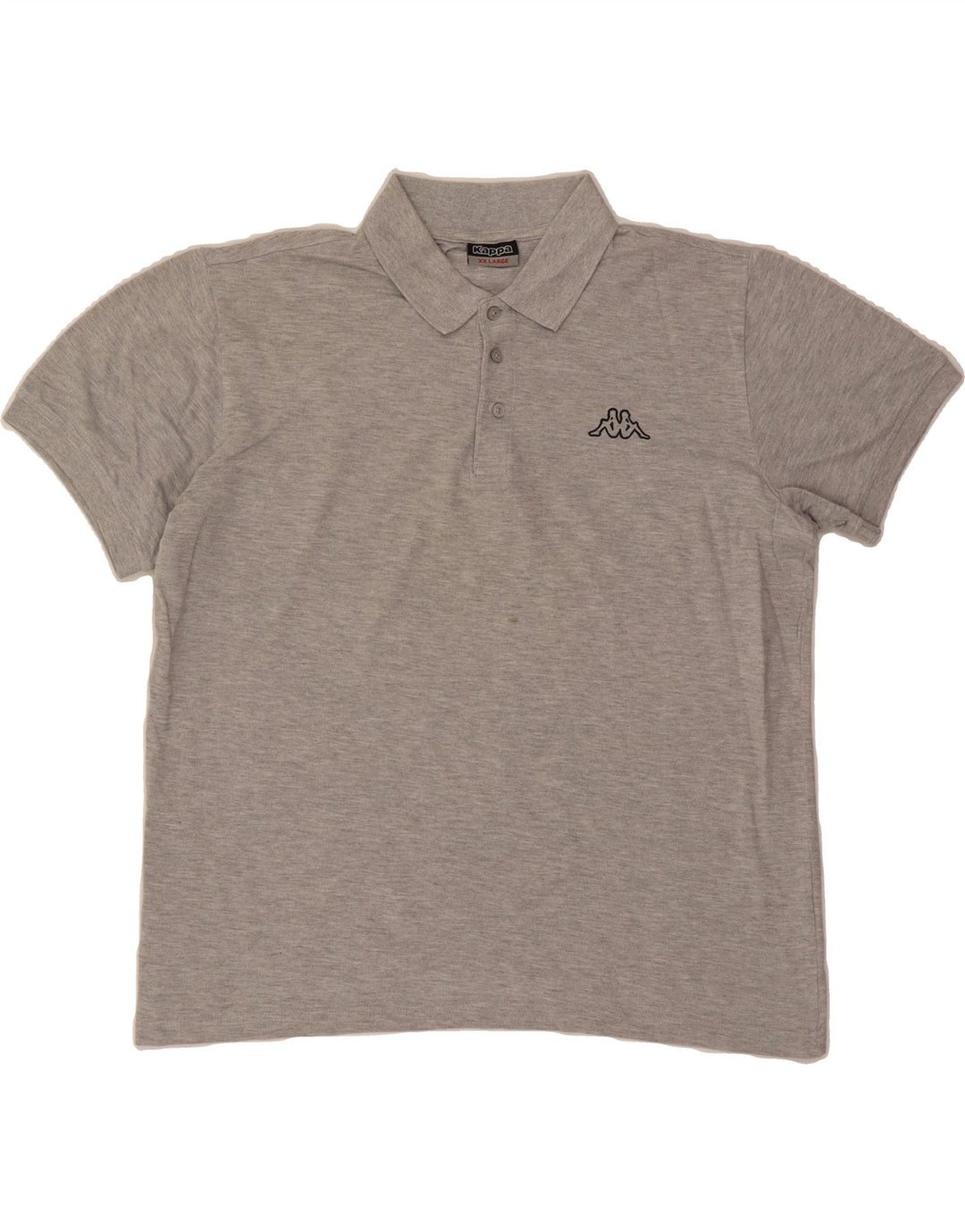 KAPPA Mens Polo Shirt 2XL Grey Cotton Vintage Kappa and Second-Hand Kappa from Messina Hembry 