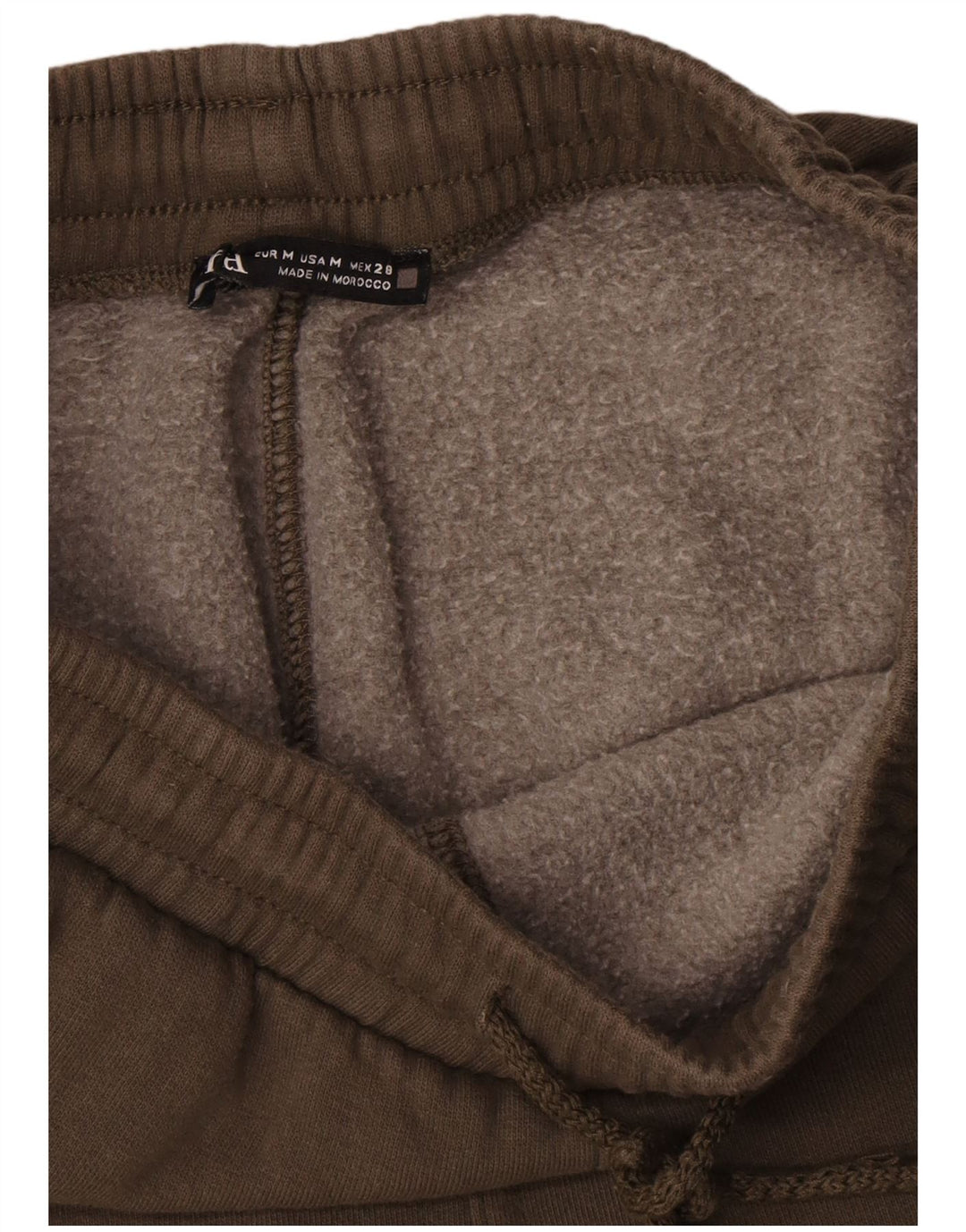 Zara Mujer Pantalones De Chándal Cargo UK 42 Medium Caqui Algodón
