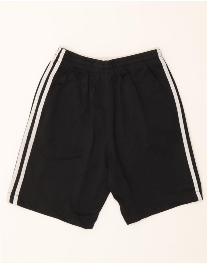 ADIDAS Boys Sport Shorts 13-14 Years Black Polyester Vintage Adidas and Second-Hand Adidas from Messina Hembry 