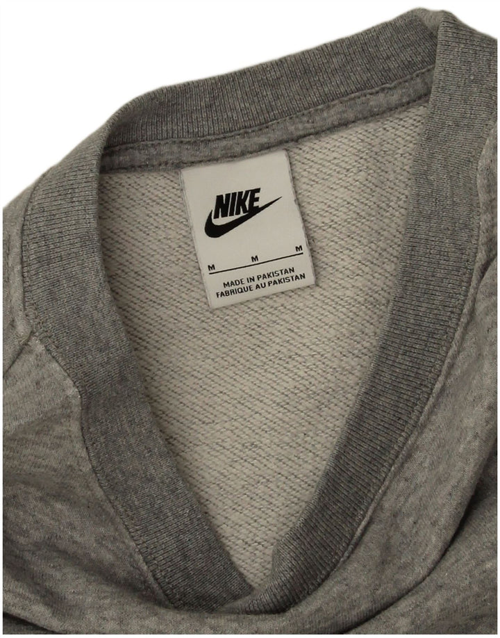 Nike Sudadera extragrande tipo jersey de algodón gris medio